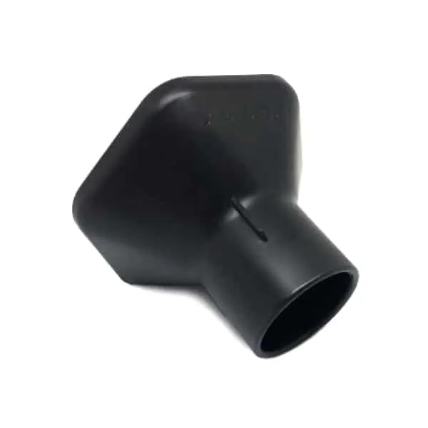 Badger and Dodo Coffee Roasters: The Aeropress Replacement Funnel is a black plastic vacuum cleaner nozzle with a wide, flat opening and cylindrical attachment. Its perfect for replacing funnels to efficiently remove dust and debris from surfaces, enhancing your cleaning accessories collection.