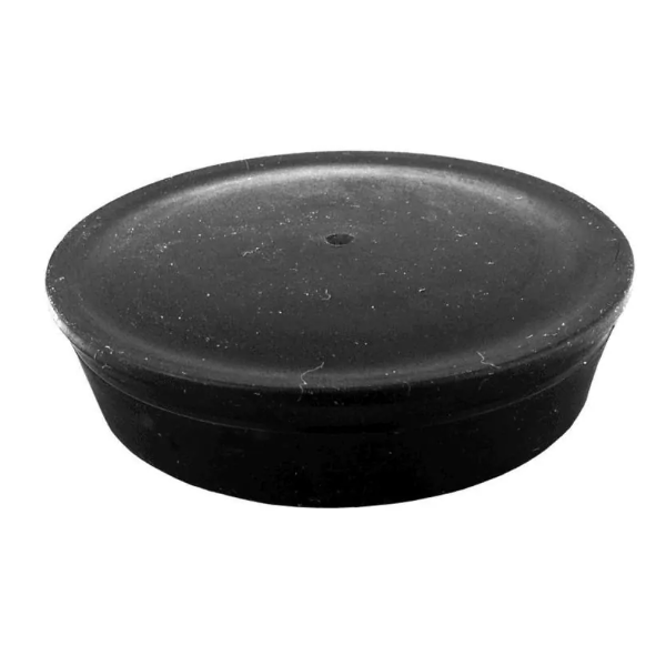Badger and Dodo Coffee Roasters: The Aeropress Replacement Rubber Seal, a black rubber puck with a thin circumferential groove and a central top-surface hole, is often used as a door stopper.